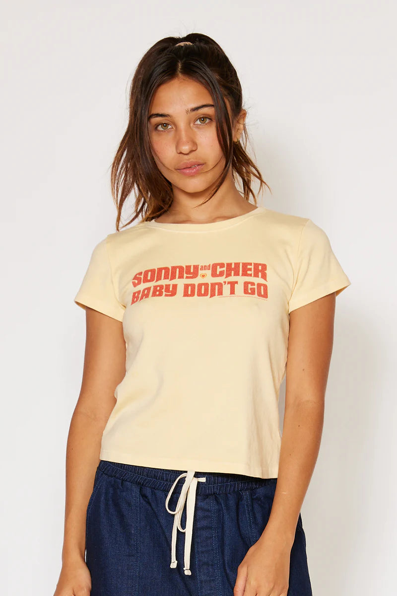 SONNY AND CHER DONT GO TEE