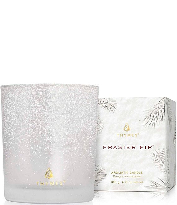 FRASIER BOXED CANDLE FLOCKED