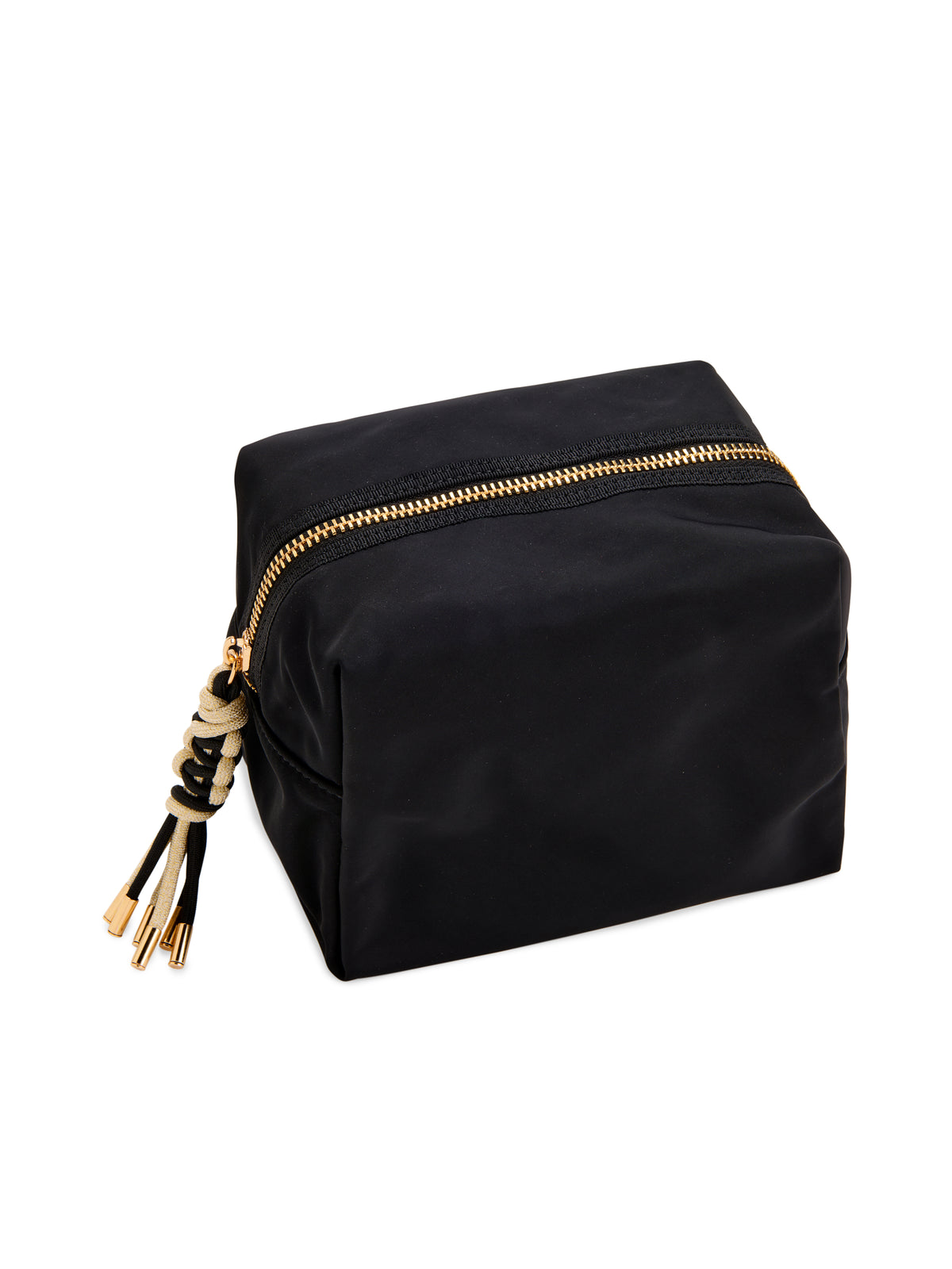 JET LARGE BOXY ZIP POUCH BLACK