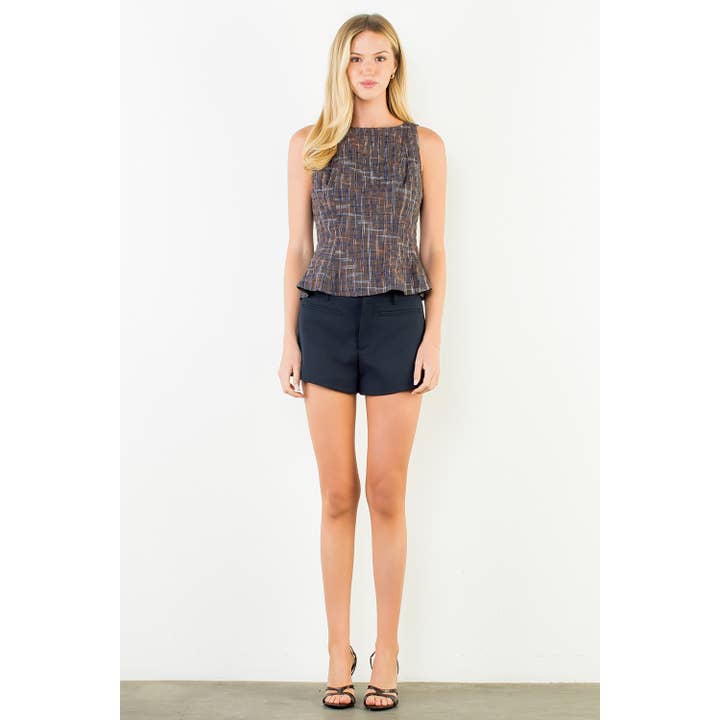 SS PEPLUM TOP