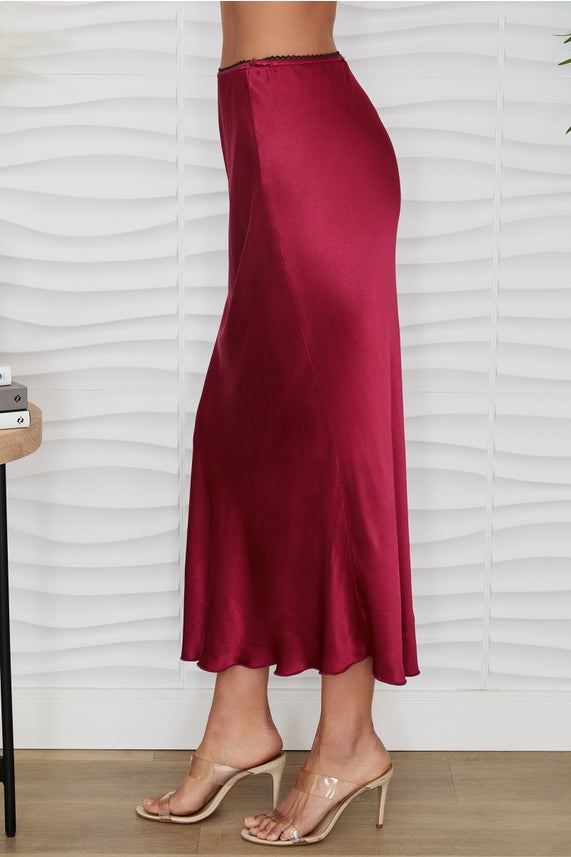 SILKY SLIP SKIRT