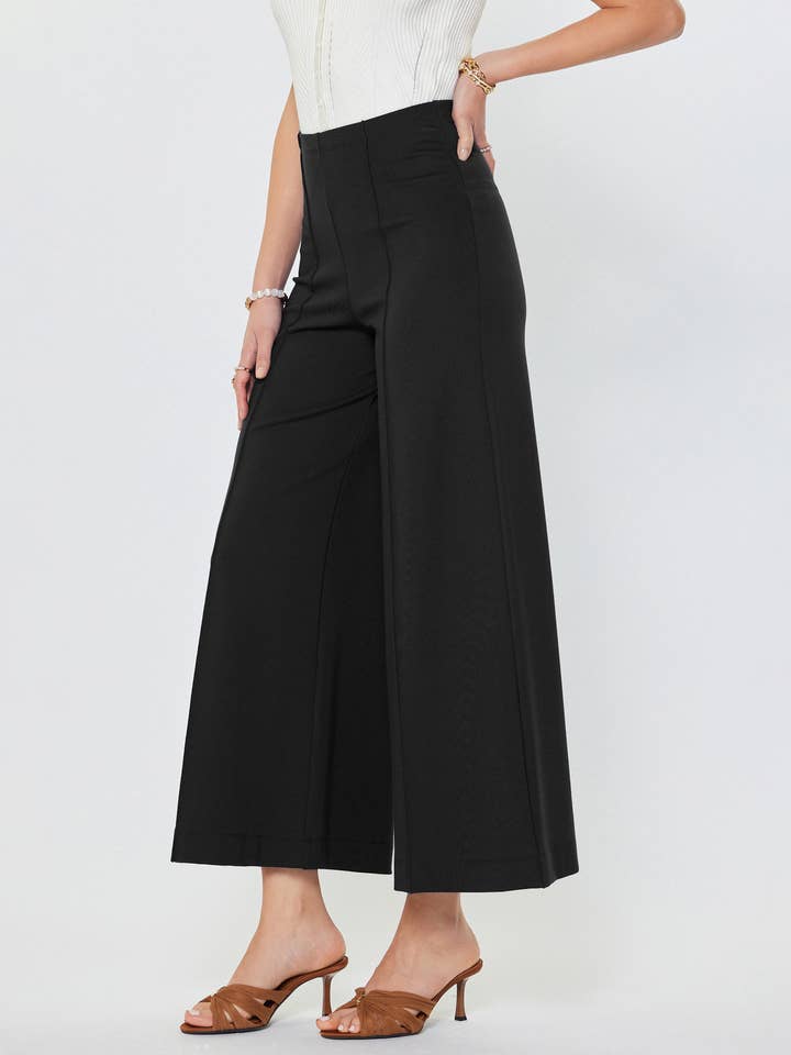 WIDE LEG PONTE PANT