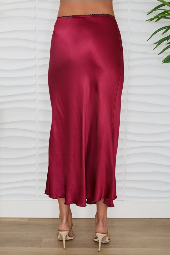 SILKY SLIP SKIRT