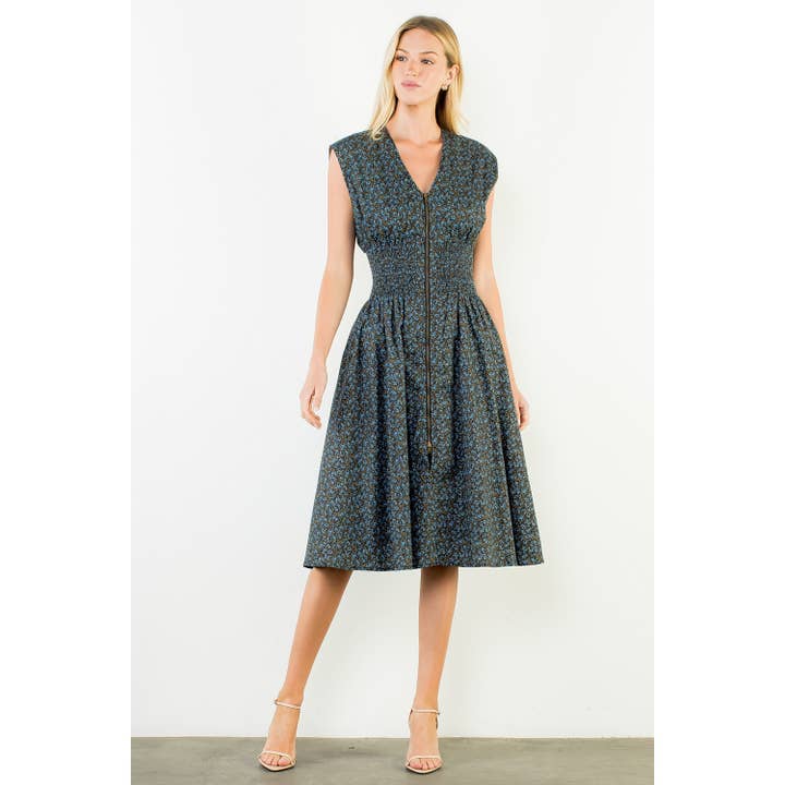 LONG ZIPPER DRESS