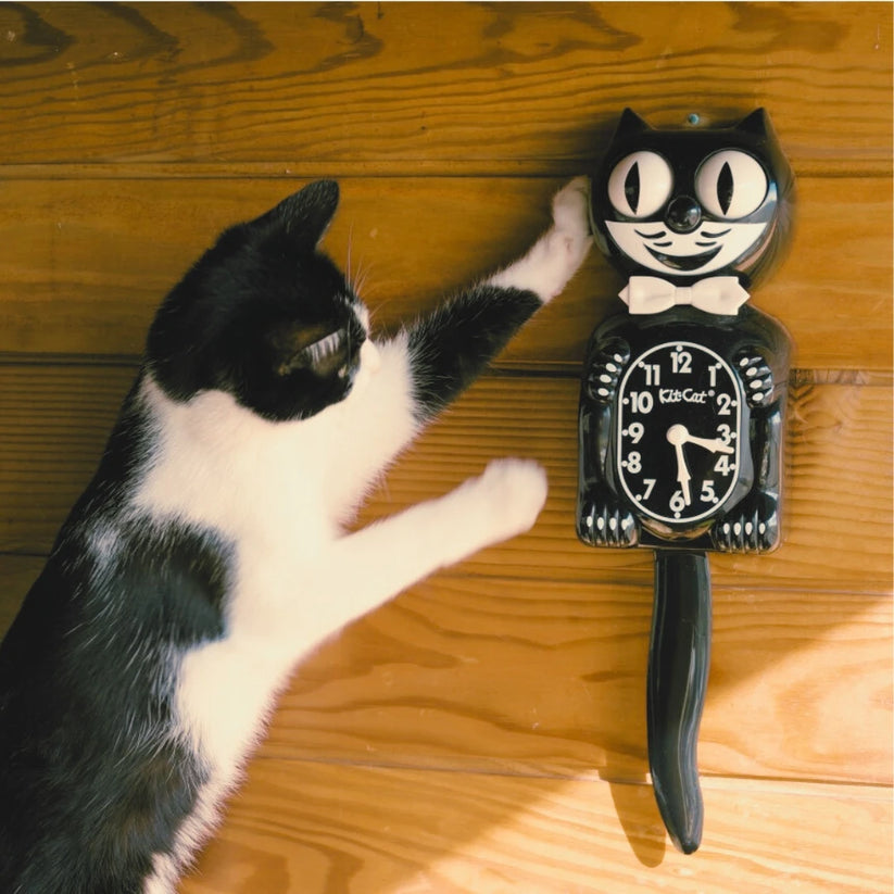 CLASSIC BLACK KIT CAT KLOCK