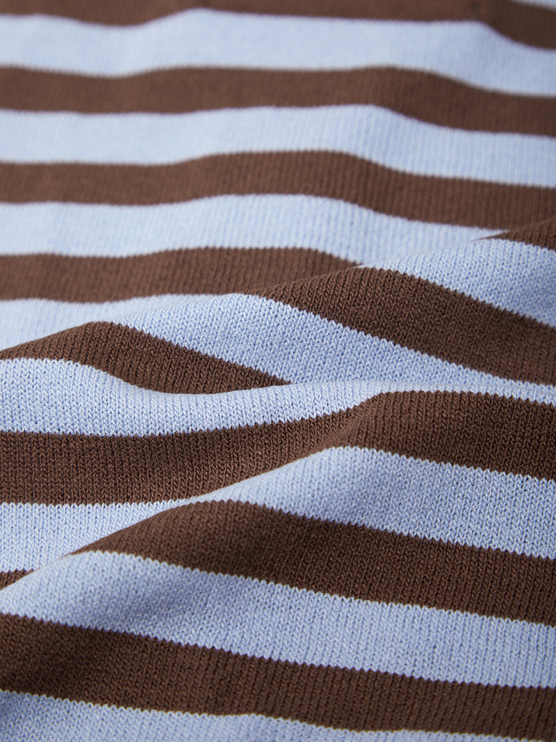 HARLOW STRIPED BUTTON DOWN CARDI