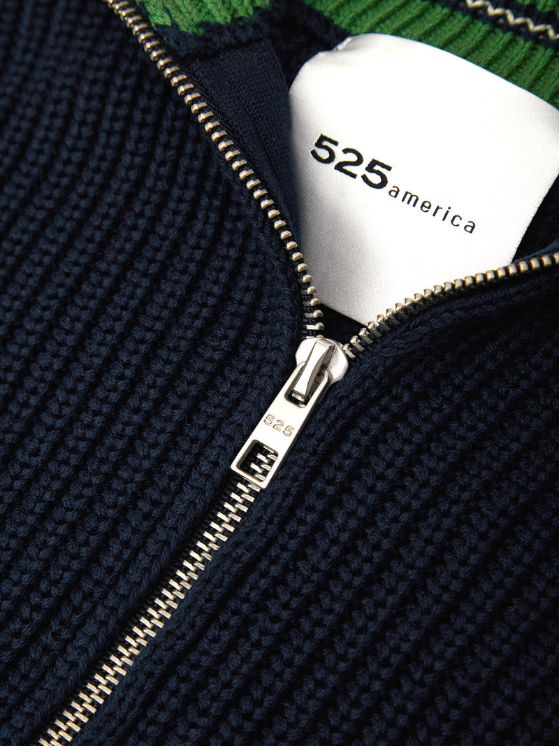 ANTONIA ZIP JACKET W INTERNAL STRIPE