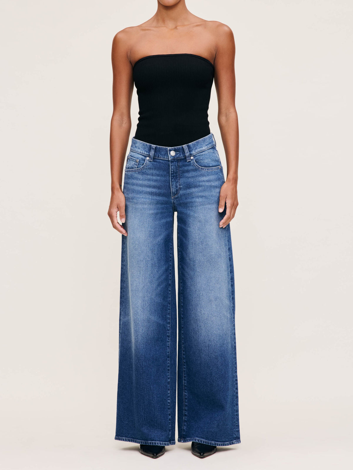 HEPBURN WIDE LEG MID RISE ANKLE