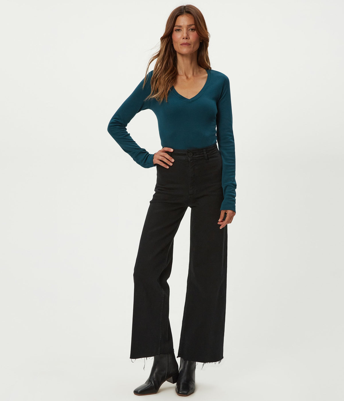 DINAH MODAL THERMAL VNECK