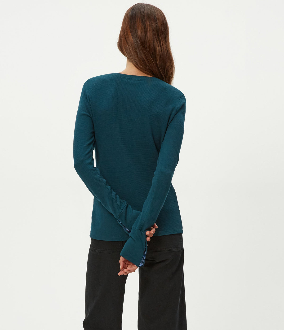 DINAH MODAL THERMAL VNECK