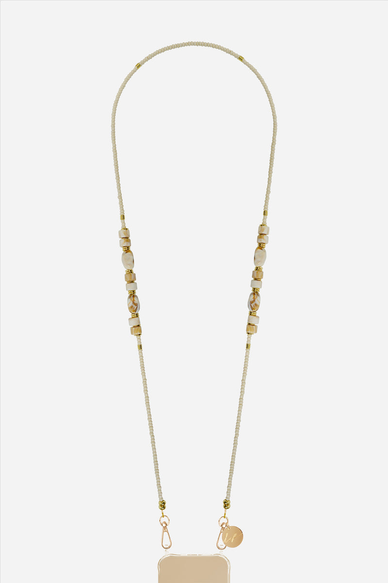 LCF CHAIN CHIARA BEIGE BEADS