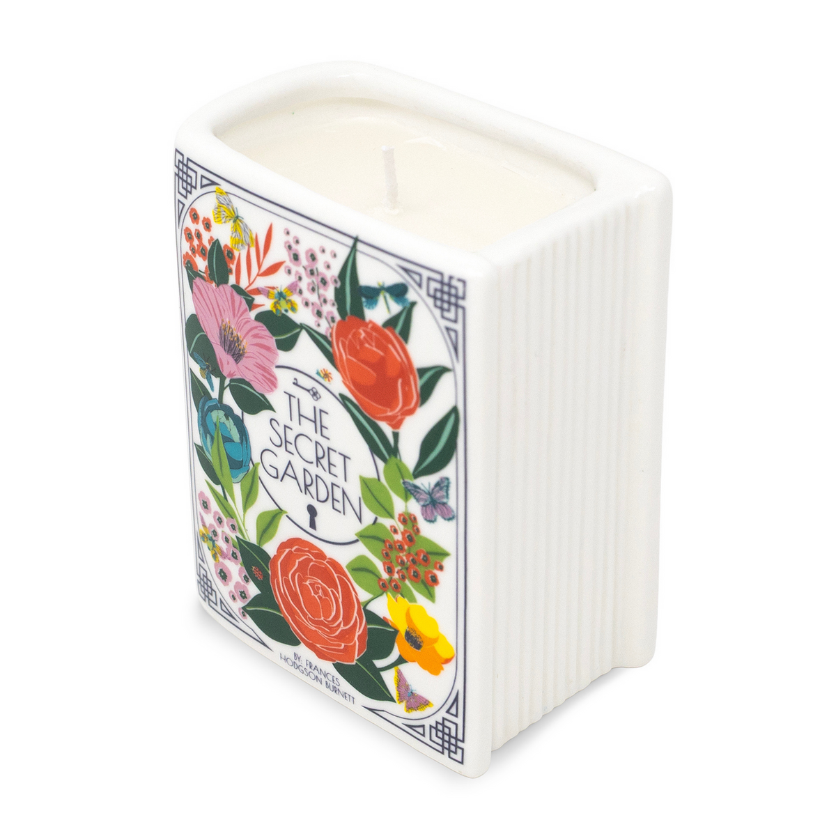 BOOK CANDLE SECRET GARDEN