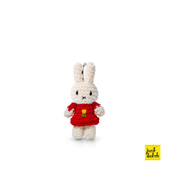 MIFFY KEYCHAIN RED TULIP