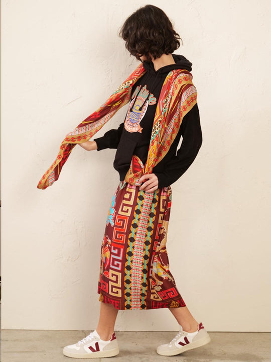 ROSALEE PRINTED SKIRT