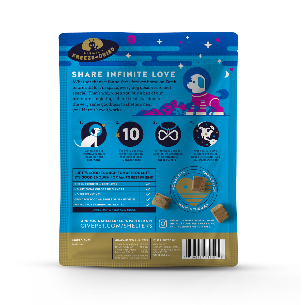 SPACE COWBOY DOG TREATS