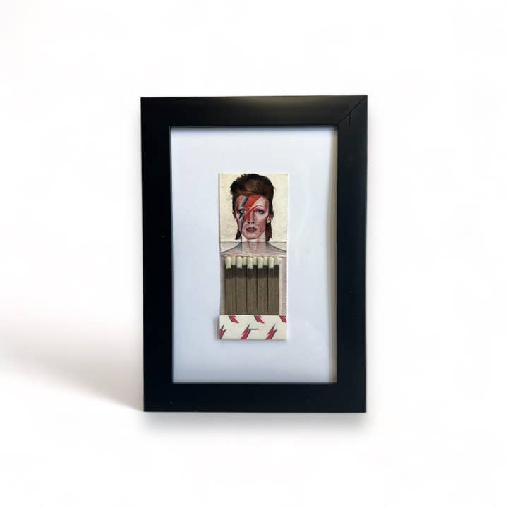 BOWIE FRAMED MATCHBOOK