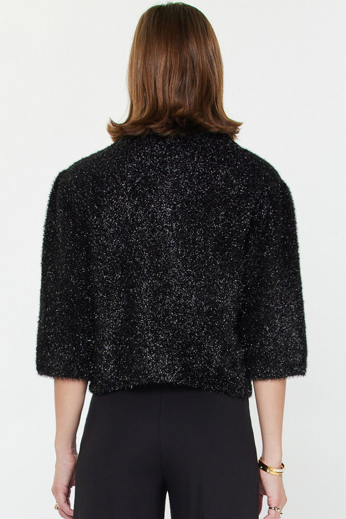 FUZZY METALLIC JACKET