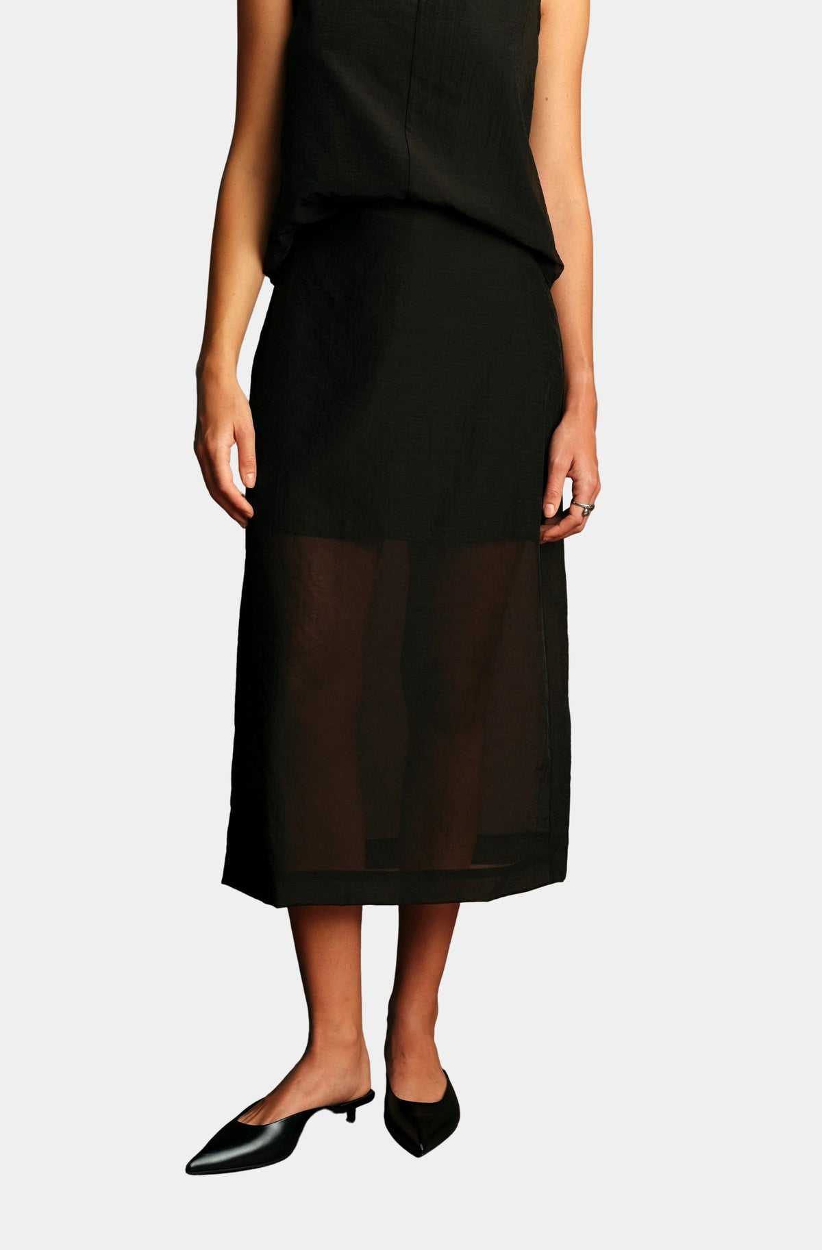 HUGH SHEER SKIRT