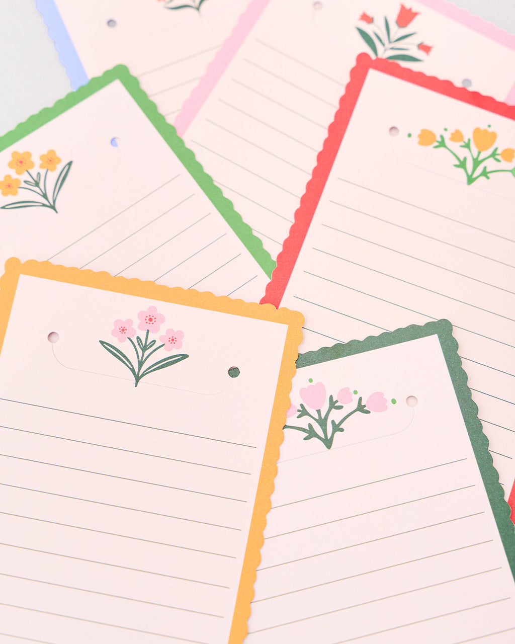 TAKE NOTE TABS FOLK FLORAL