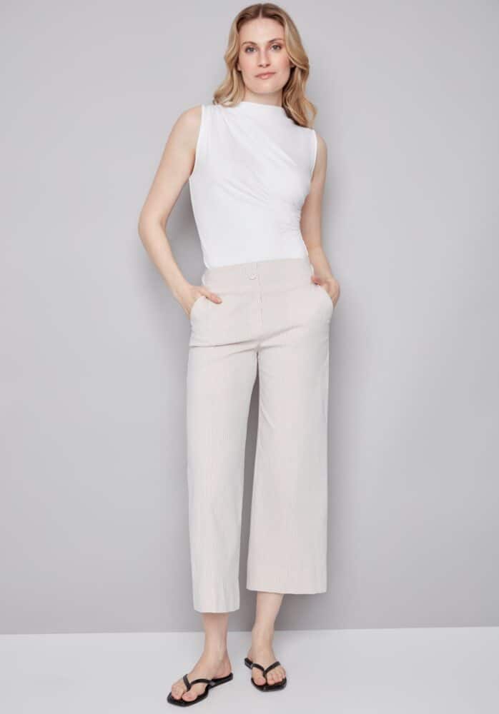 ELIZABETH WIDE LEG CROP PANT