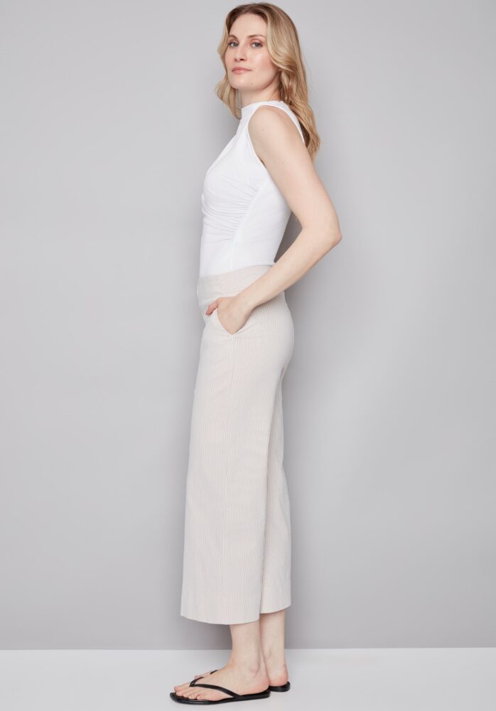 ELIZABETH WIDE LEG CROP PANT