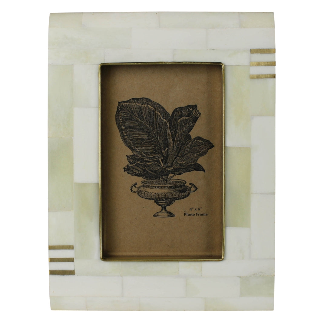 ACACIA/BONE/BRASS FRAME 4X6