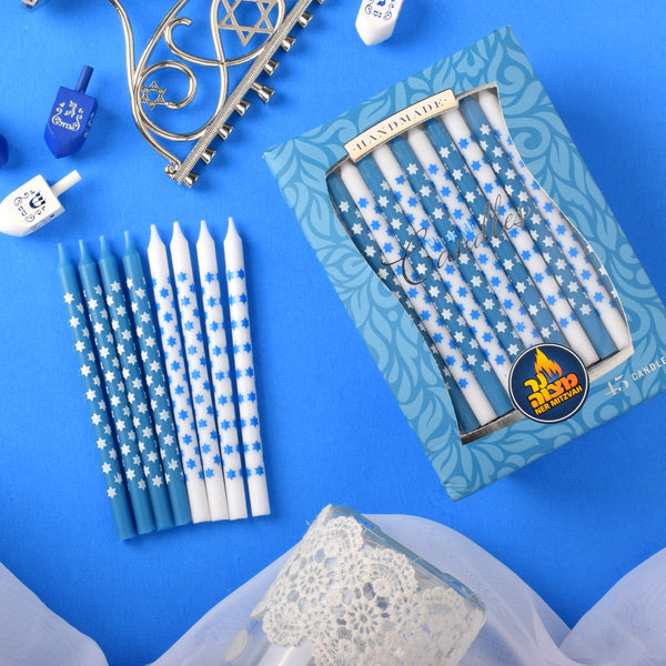 CHANUKAH CANDLES STAR OF DAVID