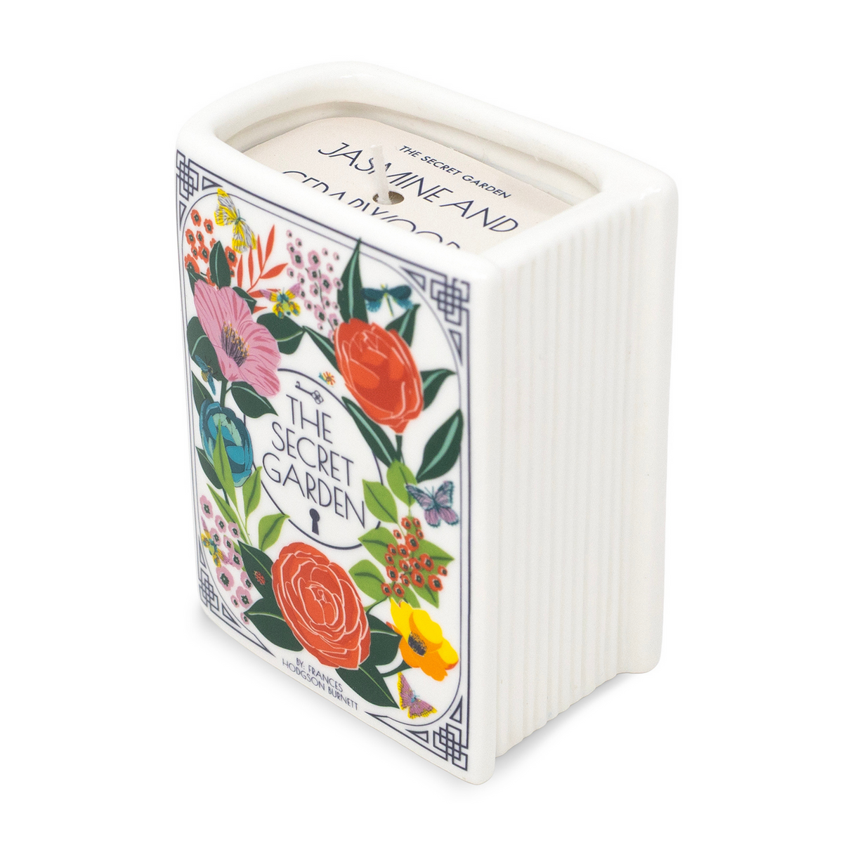 BOOK CANDLE SECRET GARDEN