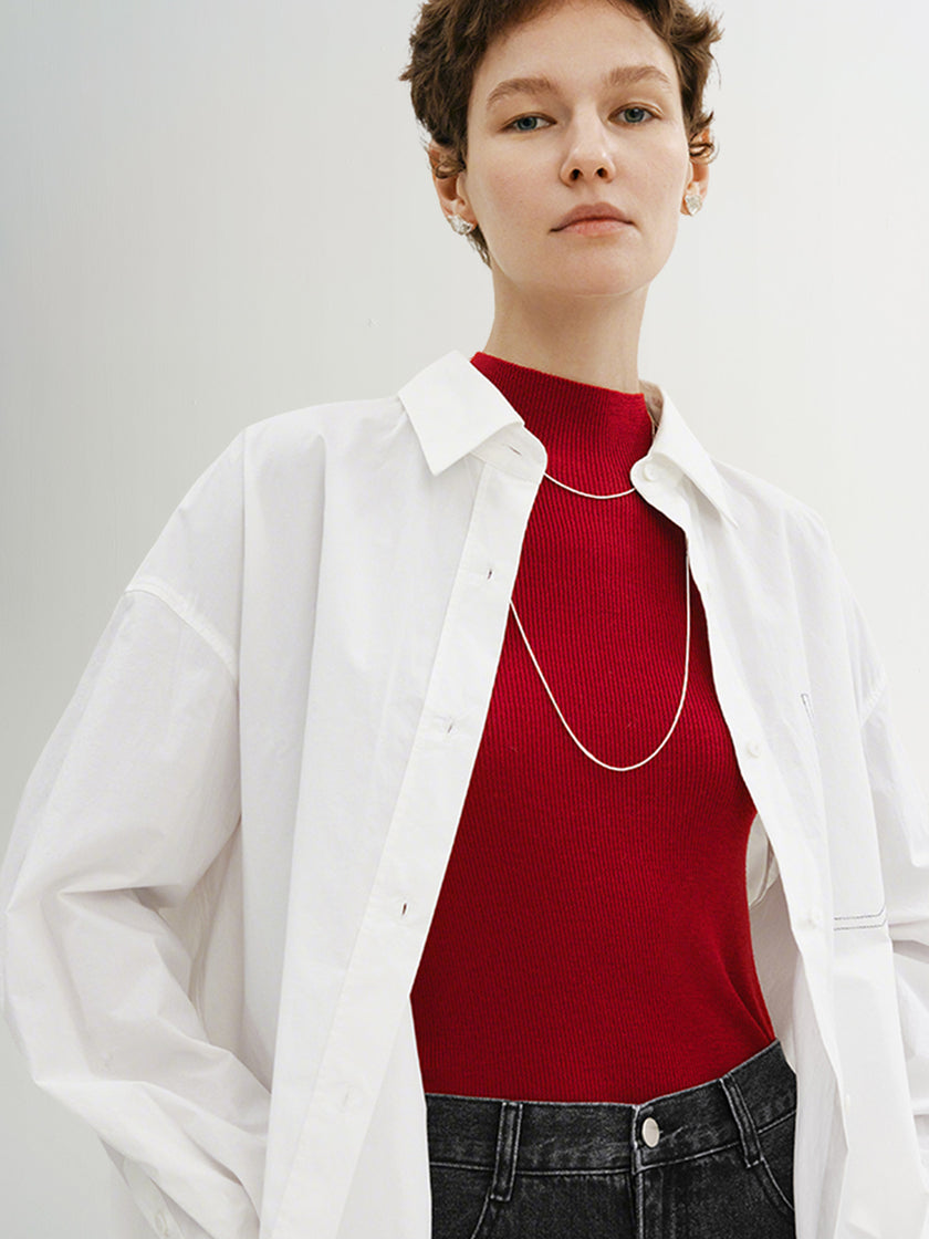 OUTLINE POCKET BUTTON DOWN