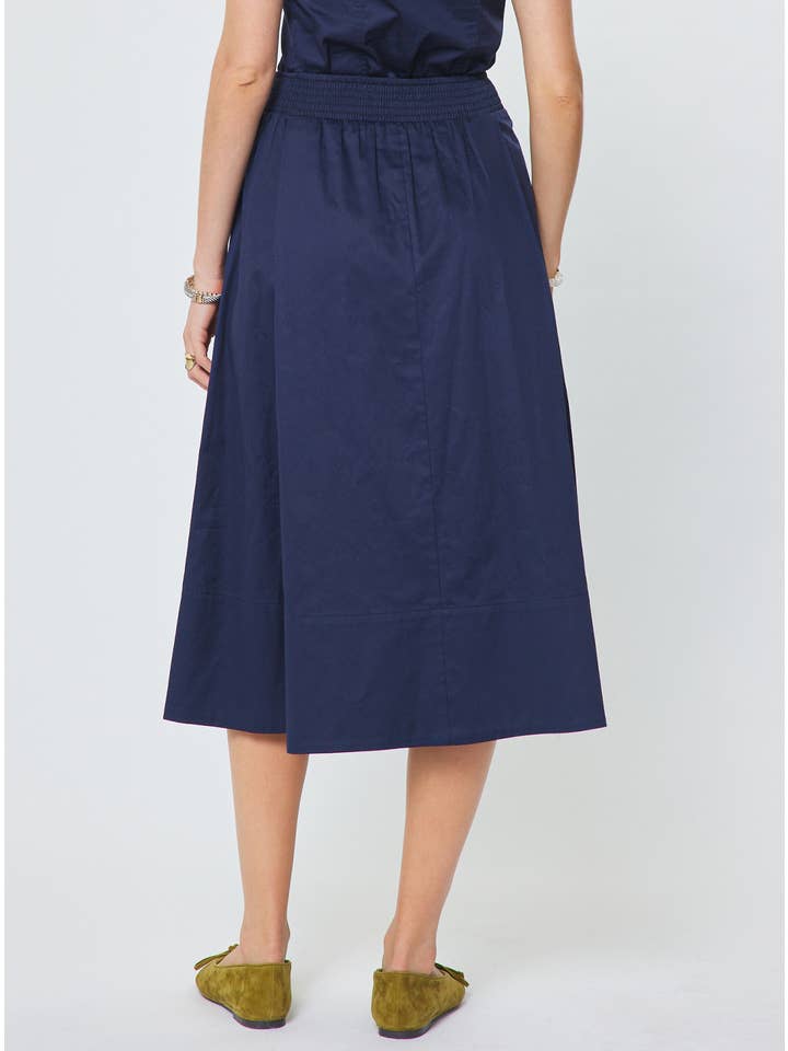BELTED MIDI SKIRT