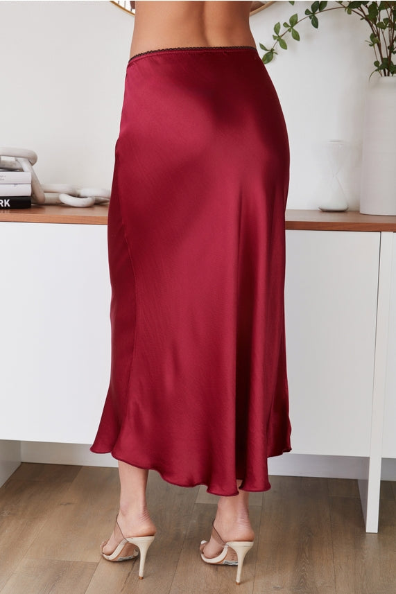SILKY SLIP SKIRT