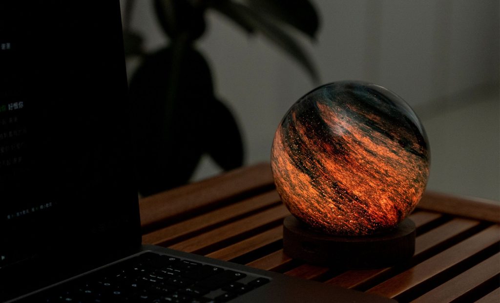 ASTRA GLASS LIGHT LARGE STELLAR OCEAN