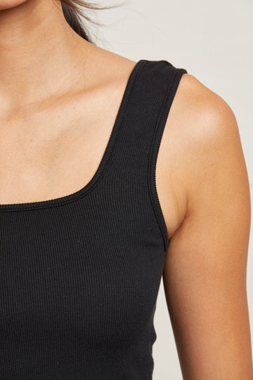 KAITLYN LUX RIB BINDED TANK