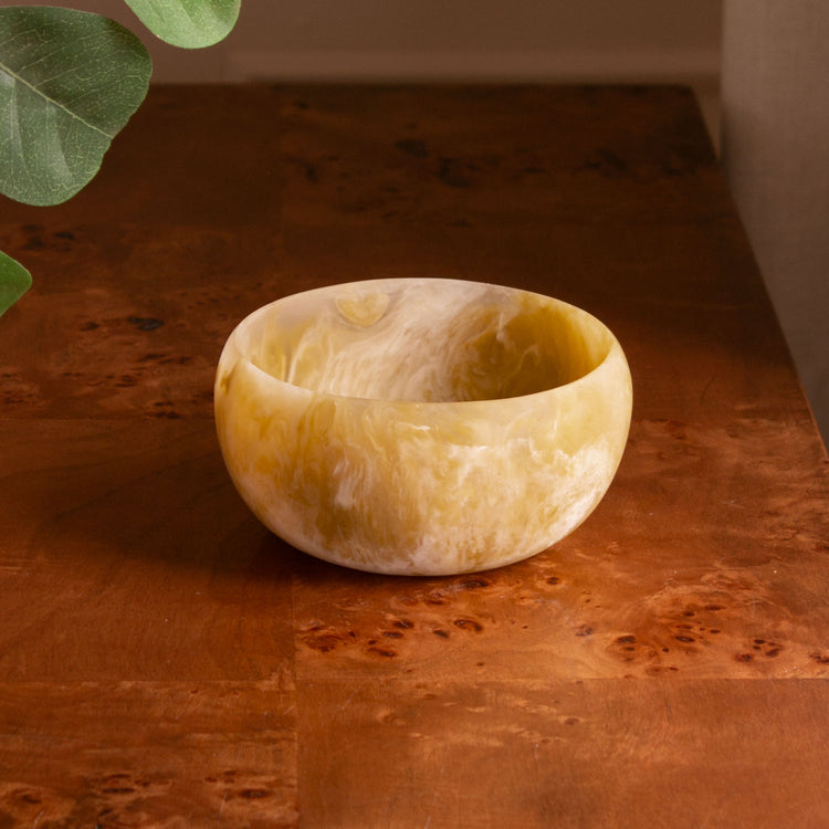 RESIN SORBET MINI BOWL MATCHA