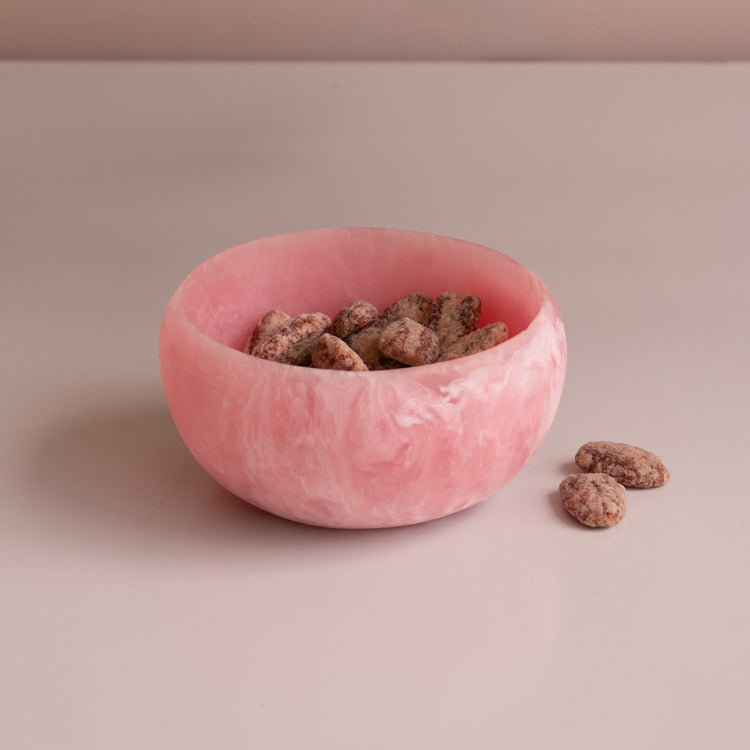 RESIN SORBET MINI BOWL RASPBERRY