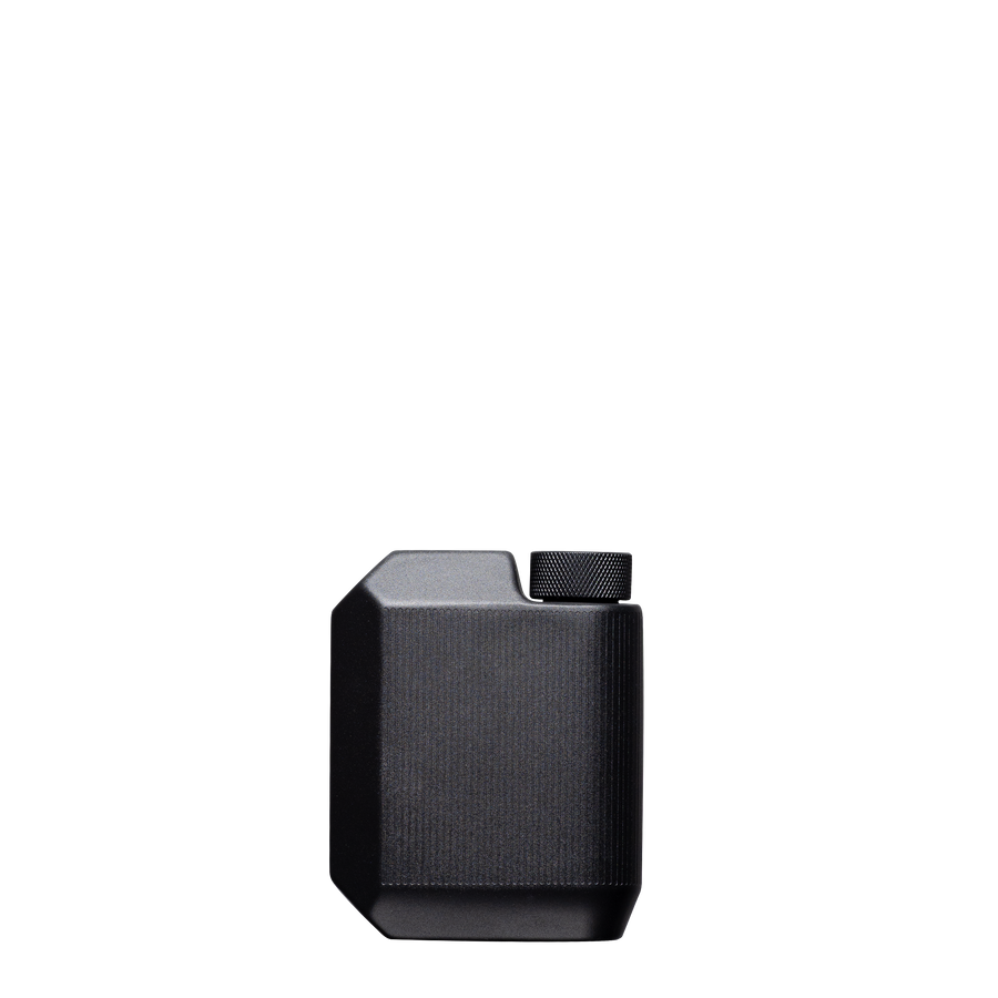 9OZ MATTE BLACK FLASK