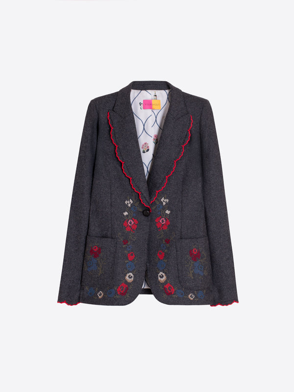 EMBROIDERY BLAZER