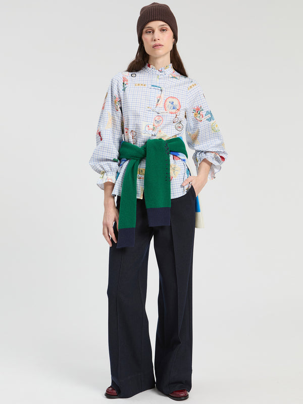 DENIM TROUSER