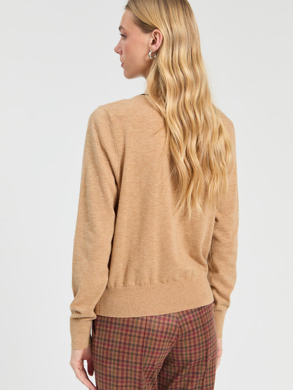 TIE NECK SWEATER
