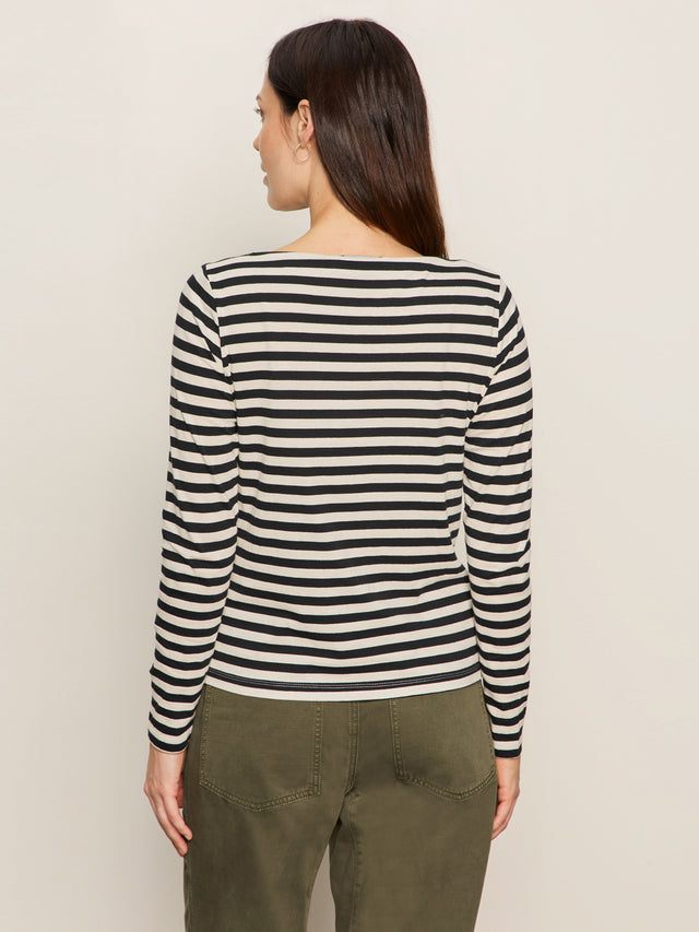 BOATNECK LONG SLEEVE TEE