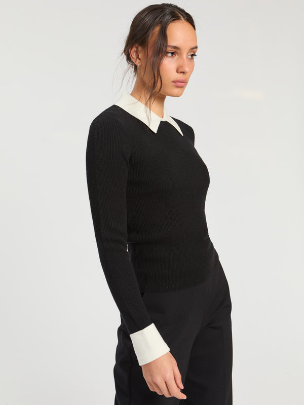 COLLAR SWEATER