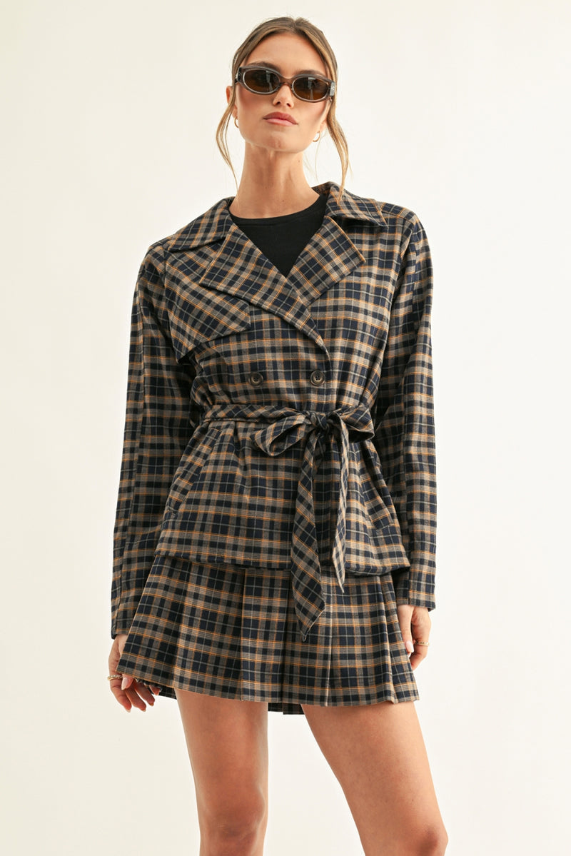 NORA HALF TRENCH JACKET