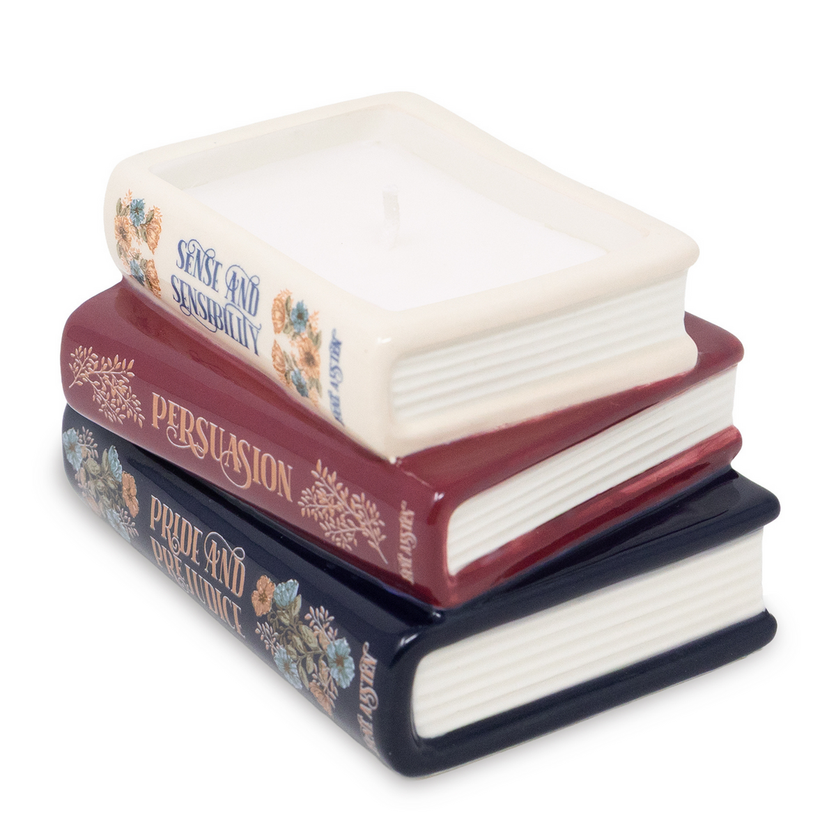 BOOKSTACK CANDLE JANE AUSTIN