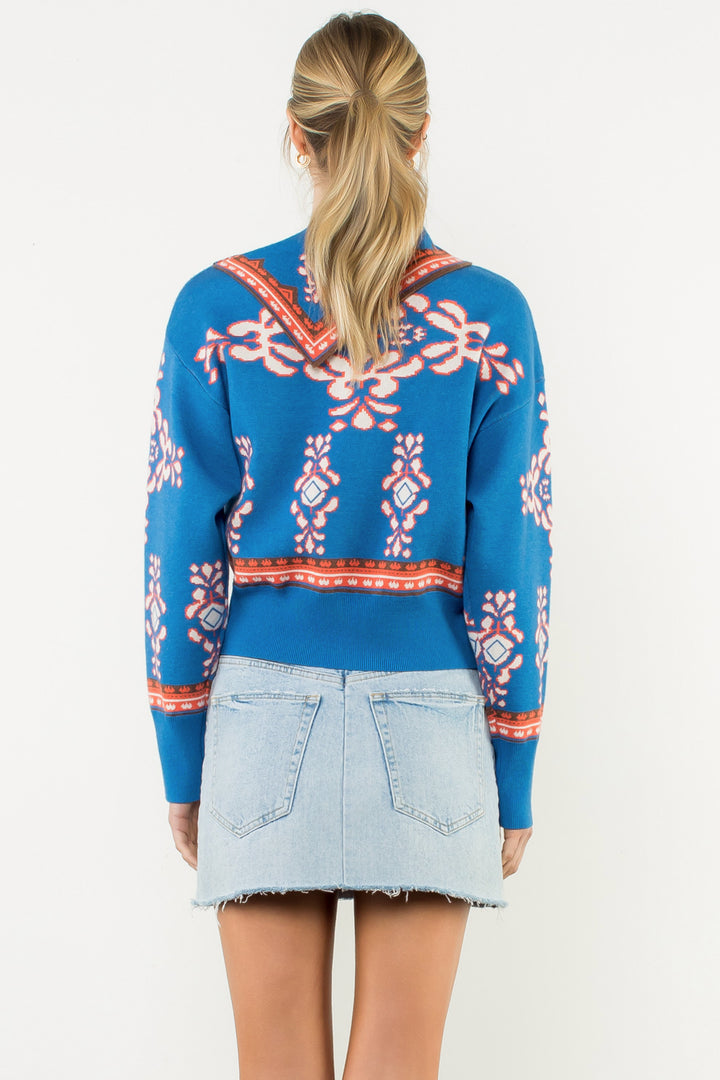 LS BANDANA SWEATER