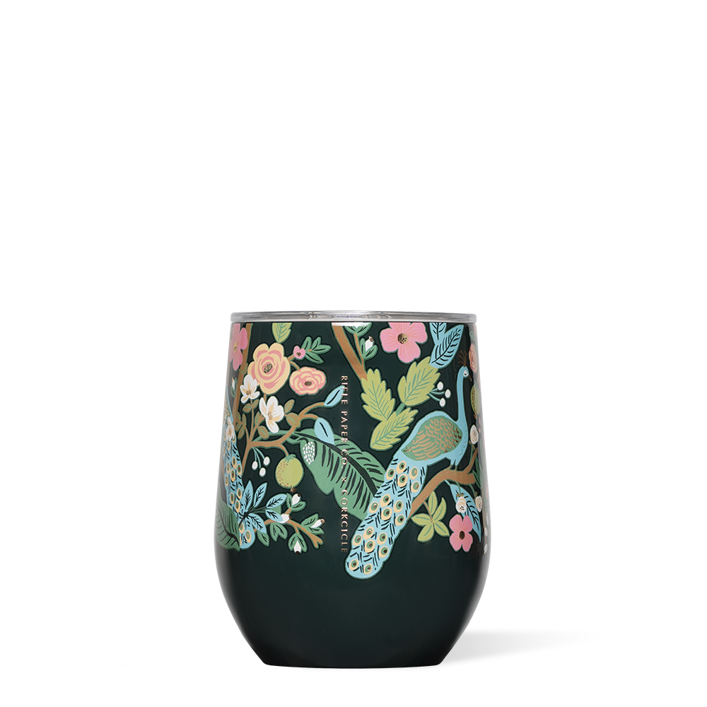 12OZ STEMLESS PEACOCK