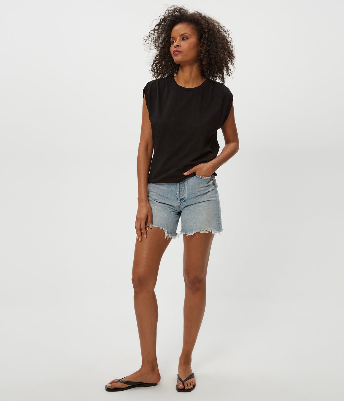 LUCA NEW JERSEY BUBBLE TEE