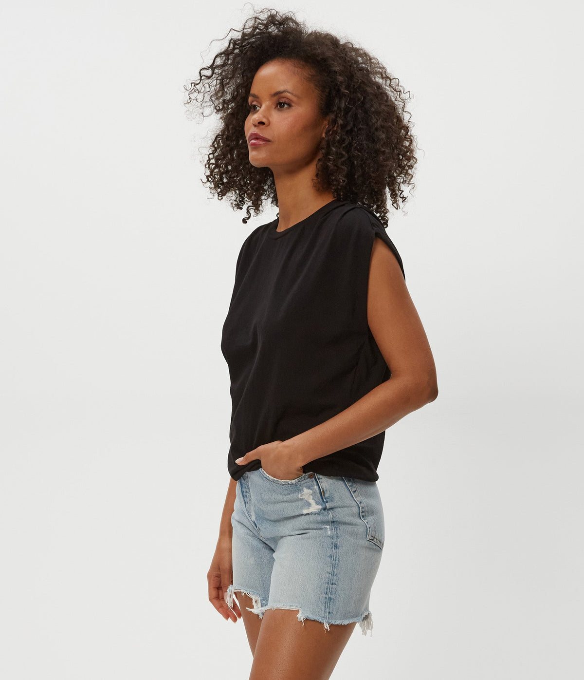 LUCA NEW JERSEY BUBBLE TEE