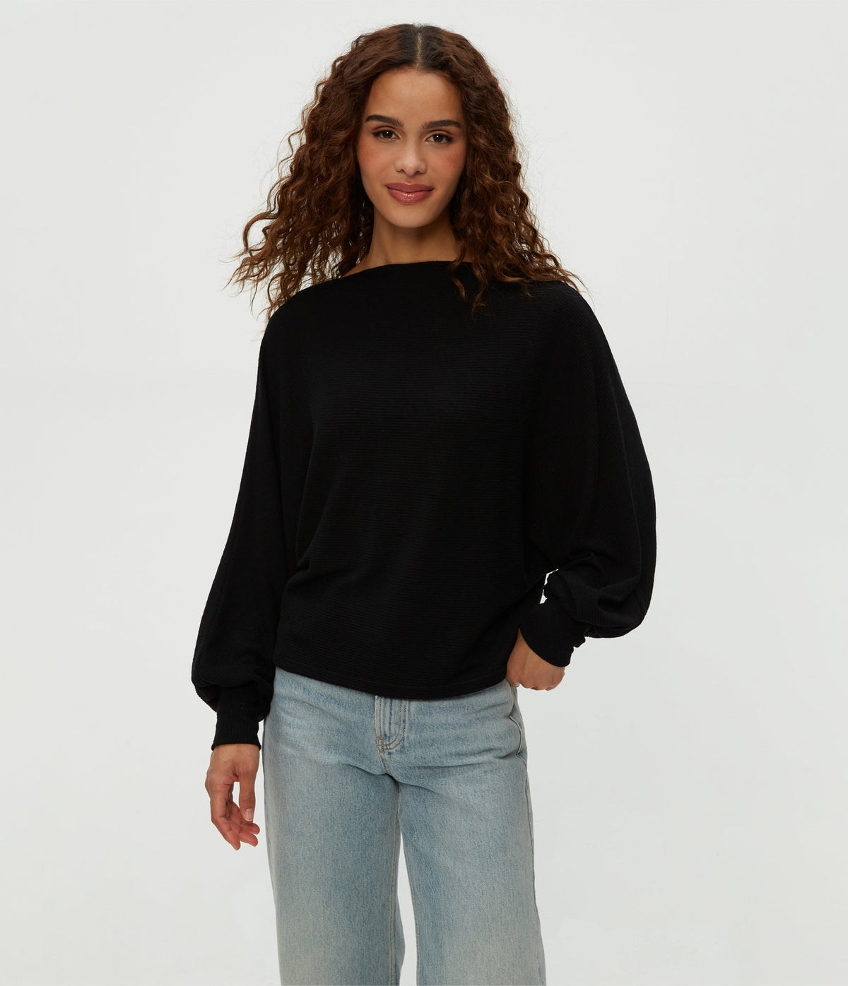 ROXY BALLOON SLEEVE TOP