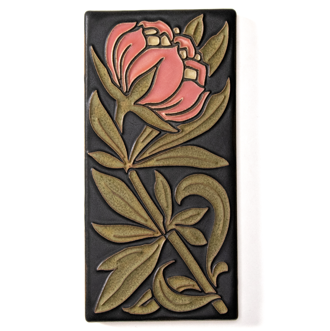 4X8 TILE PEONY SALMON