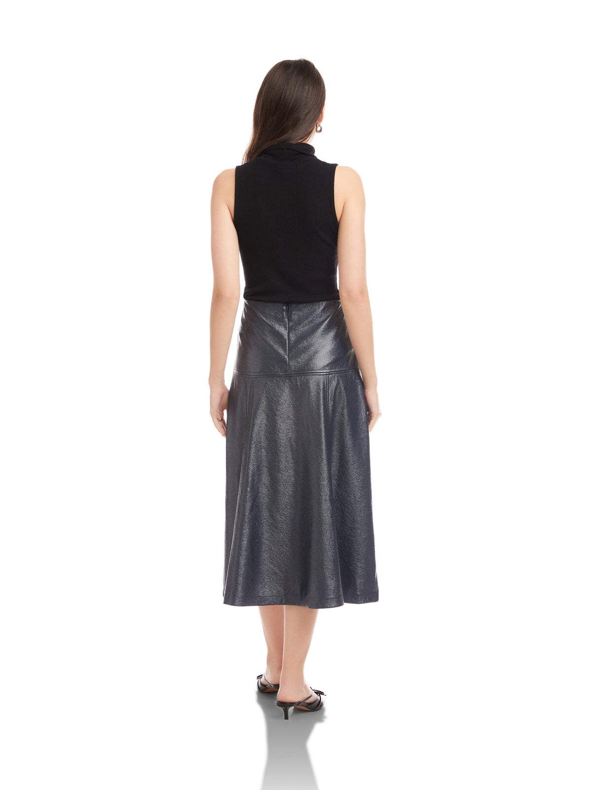 BRONWYN FAUX LEATHER SKIRT
